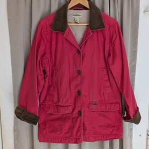 Gander Mountain Red Utility Jacket with Brown Accents
